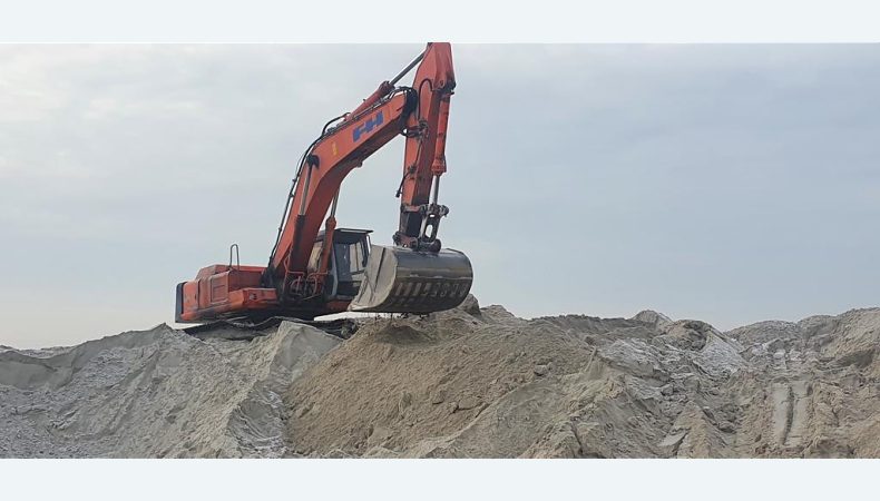 На Київщині викрито незаконне видобування піску на понад пів мільярда гривень