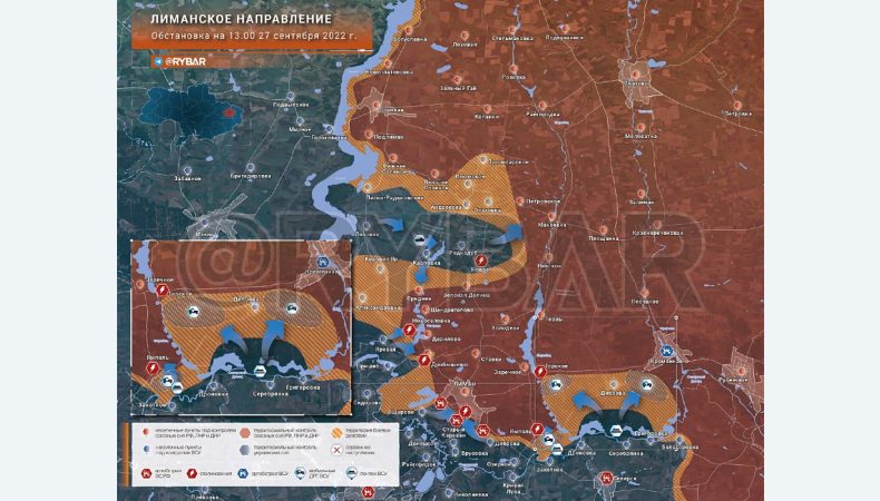 Успехи ВСУ на востоке Украины: русские каналы опубликовали карту наступления