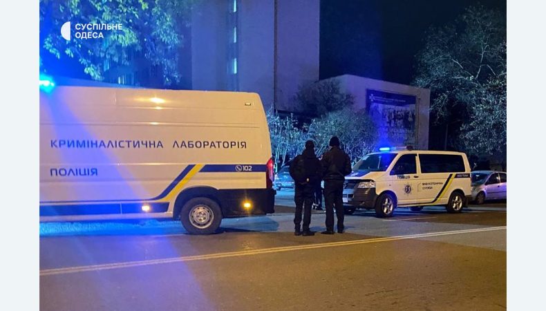 Поліція на місці вибуху гранати в Одесі