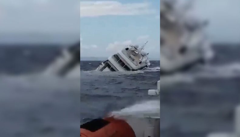 В Италии затонула яхта российского олигарха (ВИДЕО)