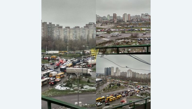 У Києві виник транспортний колапс