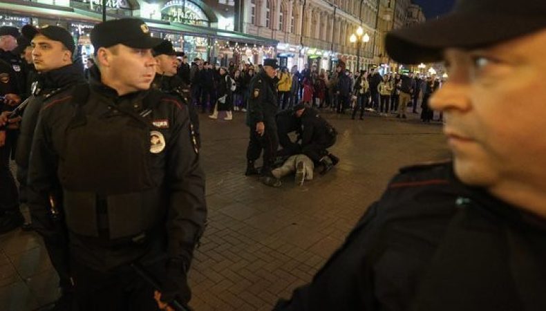 Протесты в рф