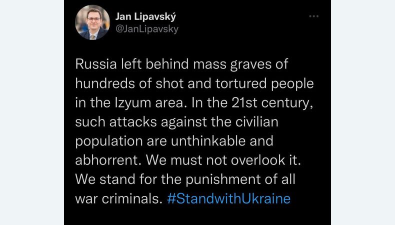 У Чехії закликали створити міжнародний спецтрибунал з воєнних злочинів росії