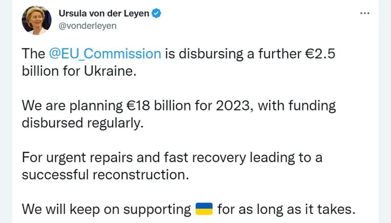 Єврокомісія схвалила виділення Україні чергової допомоги