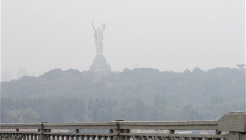 Задимлення повітря у Києві спричинено пожежею у Київській області
