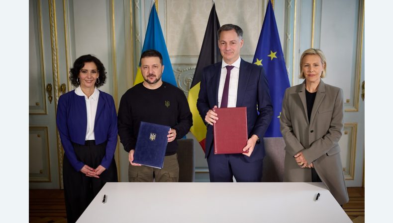 Україна та Бельгія підписали десятирічну безпекову угоду