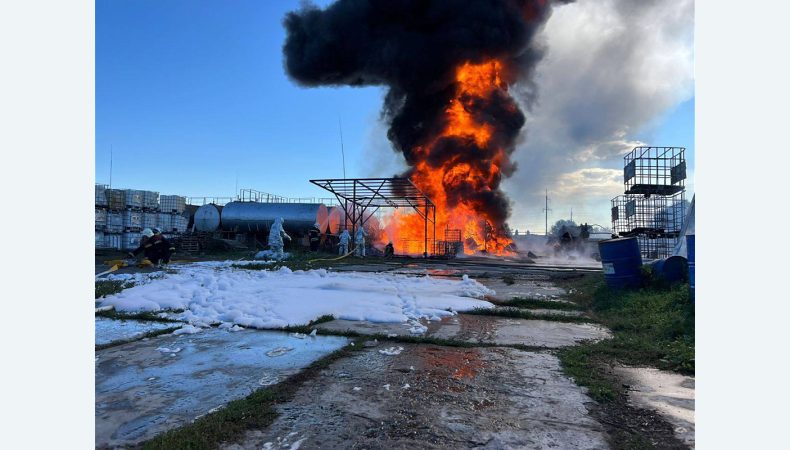 пожежа в Борисполі