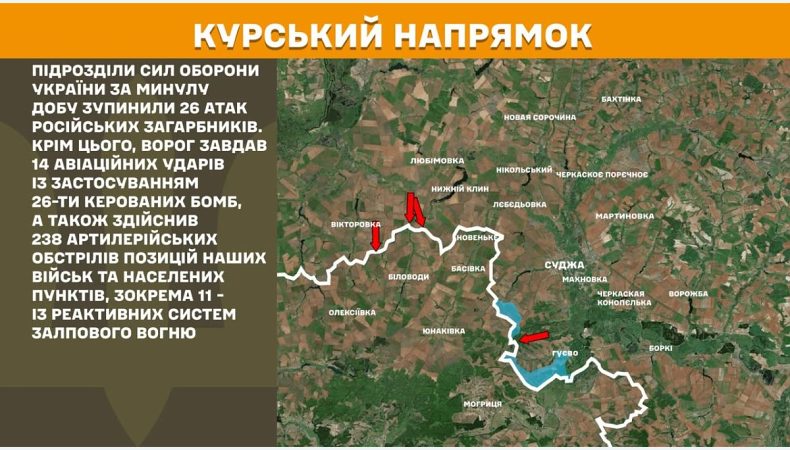 Оперативна інформація станом на 08.00 30.05.2025 щодо російського вторгнення