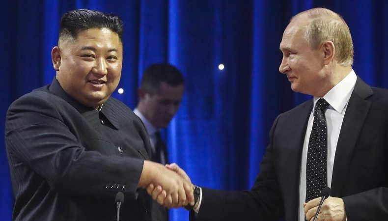Кім Чен Ин і володимир путін
