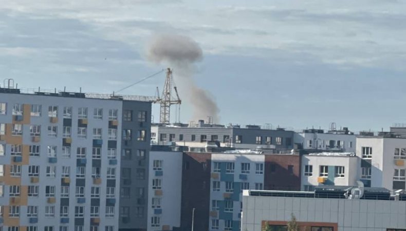 в росії заявили про атаку безпілотних літальних апаратів на Москву. Фото з соцмереж