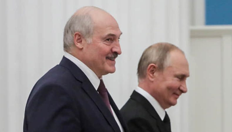О.Лукашенко та в. путін