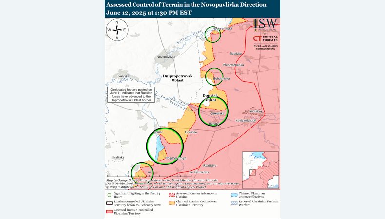Армія рф захопила чотири поселення на півдні Донеччини