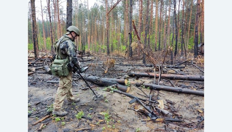 Сапери знешкодили понад 10,5 тисяч вибухонебезпечних предметів на Київщині