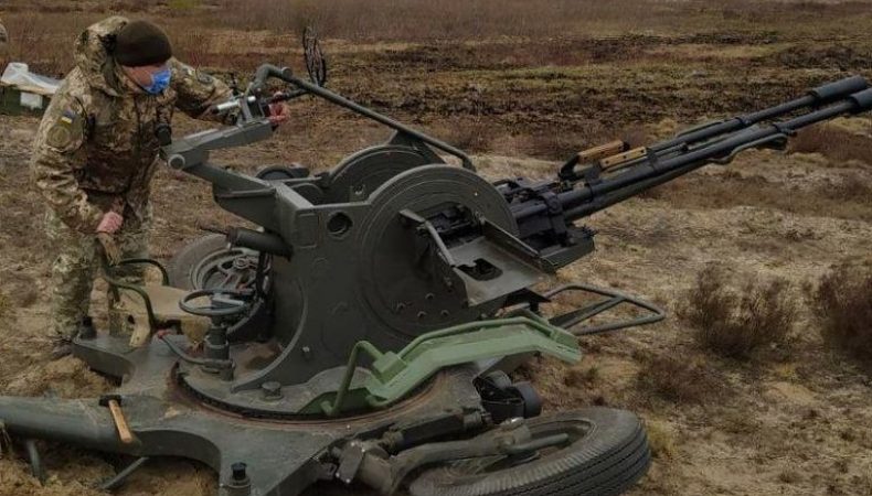До України надійшли нові зенітки ZU-23-2CP