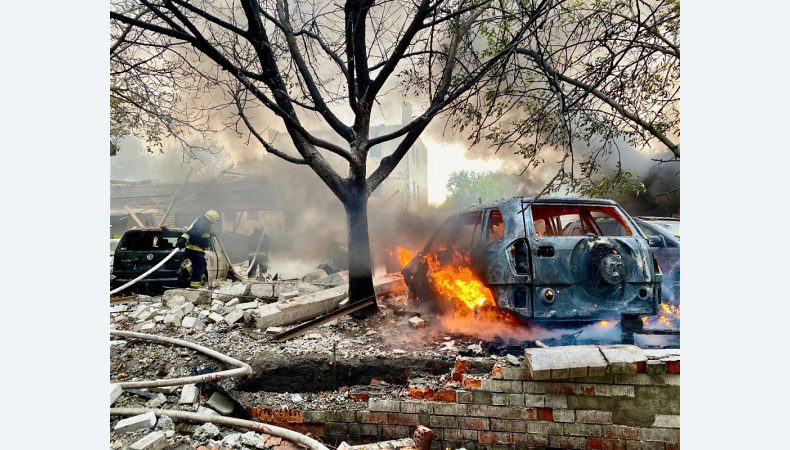 Наслідки обстрілу на Дніпропетровщині