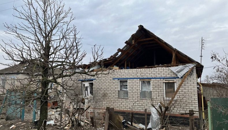 Наслідки обстрілу в Тимофіївці