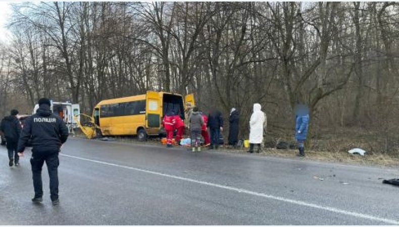 У Вінницькій області автомобіль зіткнувся з автобусом: жінка та дитина загинули