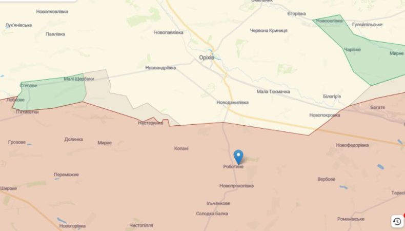 У Запорізькій області ЗСУ взяли під контроль населений пункт