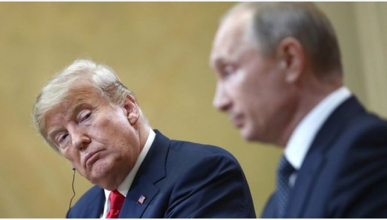 володимир путін та Дональд Трамп