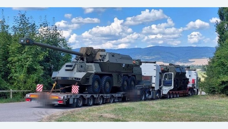 В Україну надійшли артилерійські установки Zuzana 2