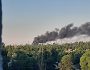 На Луганщині горить база ЧВК «Вагнер», вибухи лунають майже годину