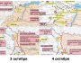 Міноборони рф показало карту бойових дій в Україні