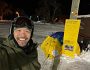 Американець ночує на вулиці в мороз, щоб допомогти Україні