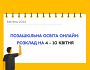 Позашкільна освіта онлайн: розклад на 4−10 квітня