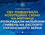 СБУ ліквідувала корупційну схему на митниці: розкрадали мільйони на експорті зерна