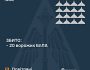 Збито 20 ворожих БПЛА, ще 10 безпілотників – не досягли цілей (локаційно втрачені)