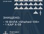 ЗСУ збили дев’ятнадцять «Шахедів»