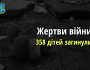 Внаслідок збройної агресії РФ в Україні 358 дітей загинули