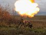 Українські військові мінометним вогнем накрили вантажівки окупантів (відео)