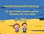 Всеукраїнський розклад: за 3 тижні скористалися близько 80 тис. разів