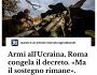 Італія заморозила постачання зброї до України — Il Mesaggero