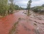 В Кривом Роге вода в Ингульце стала кровавого цвета (ФОТО)